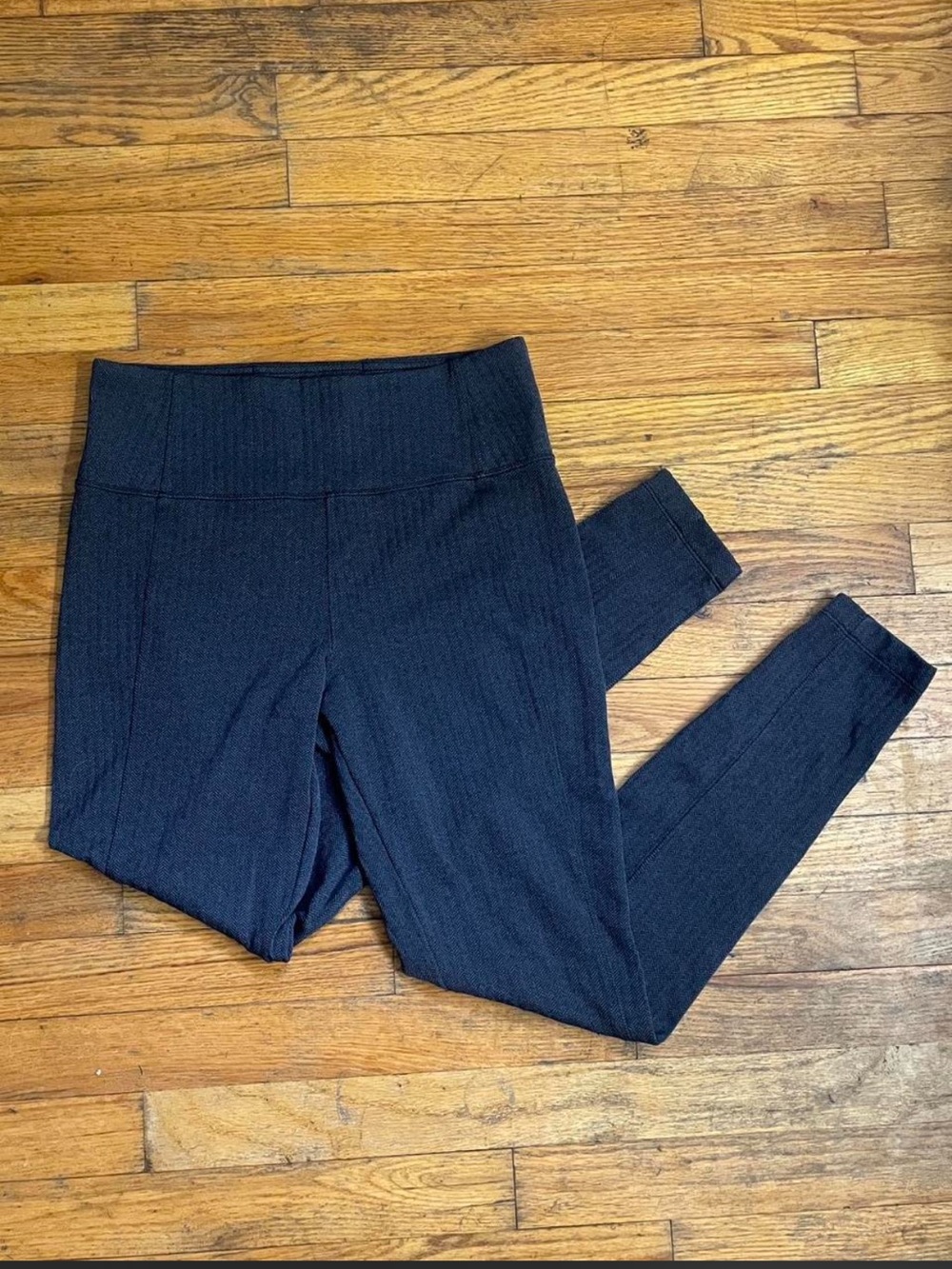Athleta Black Herringbone Active Leggings
